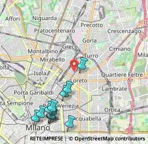 Mappa Via Oldrado da Tresseno, 20127 Milano MI, Italia (2.53583)