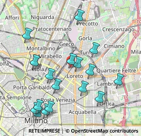 Mappa Via Oldrado da Tresseno, 20127 Milano MI, Italia (2.16167)