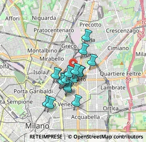 Mappa Via Oldrado da Tresseno, 20127 Milano MI, Italia (1.23824)