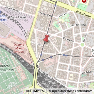 Mappa Via Carlo Farini, 40, 20159 Milano, Milano (Lombardia)