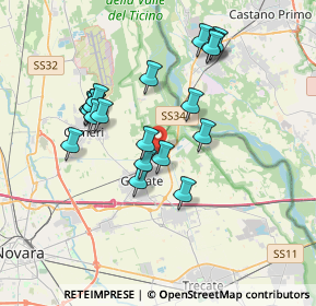 Mappa Vicolo del Lavoro, 28066 Galliate NO, Italia (3.31)