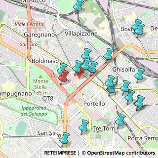 Mappa Largo Zanuso Marco, 20149 Milano MI, Italia (1.1695)