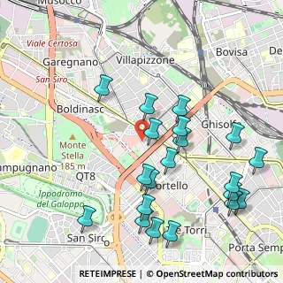 Mappa Largo Zanuso Marco, 20149 Milano MI, Italia (1.1355)