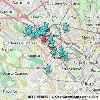 Mappa Largo Zanuso Marco, 20149 Milano MI, Italia (1.351)