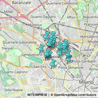 Mappa Largo Marco Zanuso, 20149 Milano MI, Italia (0.9325)
