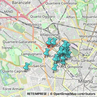 Mappa Largo Zanuso Marco, 20149 Milano MI, Italia (1.46813)