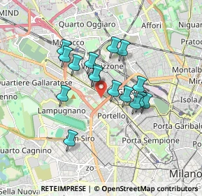 Mappa Largo Zanuso Marco, 20149 Milano MI, Italia (1.36063)