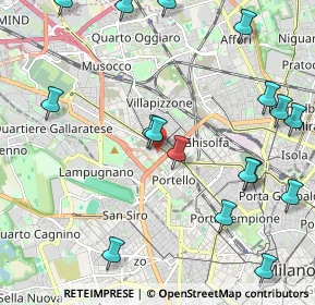 Mappa Largo Zanuso Marco, 20149 Milano MI, Italia (2.64588)