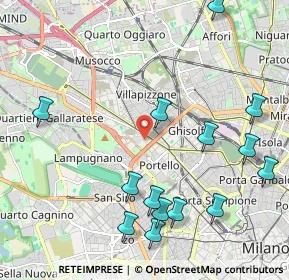 Mappa Largo Zanuso Marco, 20149 Milano MI, Italia (2.50286)