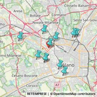 Mappa Largo Zanuso Marco, 20149 Milano MI, Italia (3.38455)
