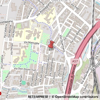 Mappa Via Giuseppe Calucci, 3/G, 30123 Venezia, Venezia (Veneto)