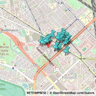 Mappa Via Francesco Peverelli, 20149 Milano MI, Italia (0.262)