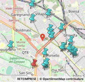 Mappa Via Francesco Peverelli, 20149 Milano MI, Italia (1.11)