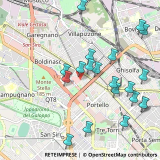 Mappa Via Francesco Peverelli, 20149 Milano MI, Italia (1.205)