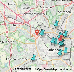 Mappa Via Francesco Peverelli, 20149 Milano MI, Italia (4.86)