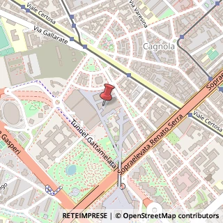Mappa Via Francesco Peverelli, 2, 20149 Milano, Milano (Lombardia)