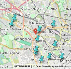 Mappa Via Francesco Peverelli, 20149 Milano MI, Italia (2.36273)