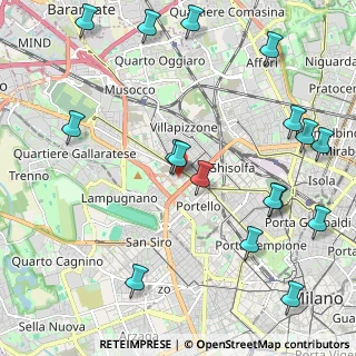 Mappa Via Francesco Peverelli, 20149 Milano MI, Italia (2.66529)