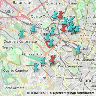 Mappa Via Francesco Peverelli, 20149 Milano MI, Italia (2.011)