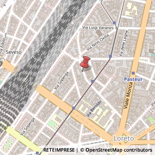 Mappa Via Natale Battaglia, 35, 20127 Milano, Milano (Lombardia)