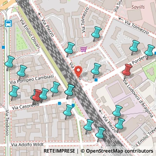 Mappa Via Plezzo, 20132 Milano MI, Italia (0.166)