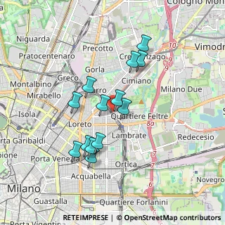Mappa Via Plezzo, 20132 Milano MI, Italia (1.55077)