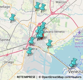 Mappa Viale S. Marco, 30174 Venezia VE, Italia (3.33643)