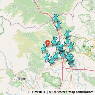 Mappa Via Brosso, 10080 Meugliano TO, Italia (6.37842)