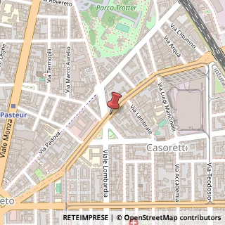 Mappa Via Ruggero Leoncavallo, 6, 20131 Milano, Milano (Lombardia)