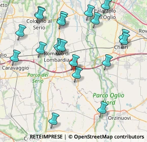 Mappa Via Enrico Fermi, 24051 Antegnate BG, Italia (9.162)