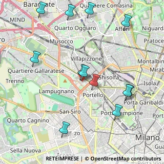 Mappa C.Comm. Iper, 20149 Milano MI, Italia (2.35833)