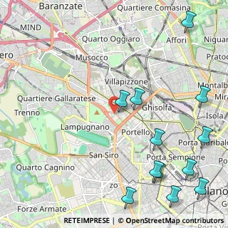 Mappa Viale Achille Papa, 20151 Milano MI, Italia (2.975)
