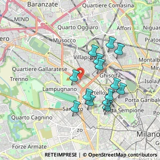 Mappa Viale Achille Papa, 20151 Milano MI, Italia (1.68857)