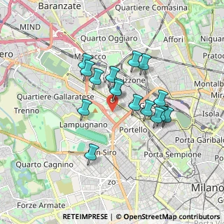 Mappa Viale Achille Papa, 20151 Milano MI, Italia (1.40688)