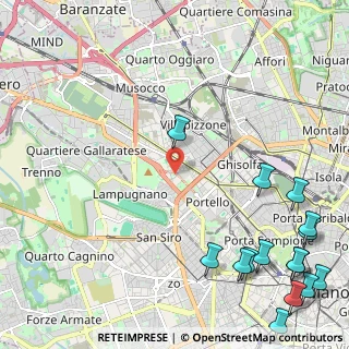 Mappa Viale Achille Papa, 20151 Milano MI, Italia (3.41867)