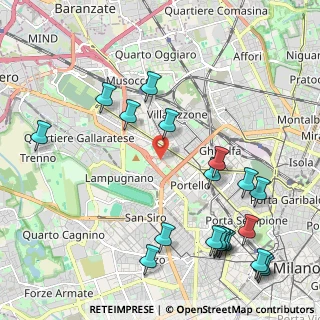 Mappa Viale Achille Papa, 20151 Milano MI, Italia (2.6775)