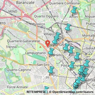 Mappa Viale Achille Papa, 20151 Milano MI, Italia (3.1655)