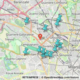 Mappa Viale Achille Papa, 20151 Milano MI, Italia (2.01308)