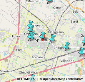 Mappa Via 1º Maggio, 30038 Spinea VE, Italia (2.73313)