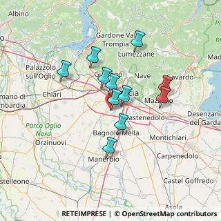 Mappa Via Giuseppe Ungaretti, 25020 Brescia BS, Italia (11.08818)