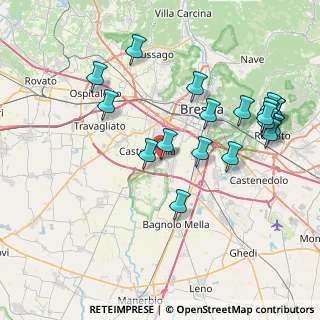 Mappa Via Giuseppe Ungaretti, 25020 Brescia BS, Italia (8.7375)