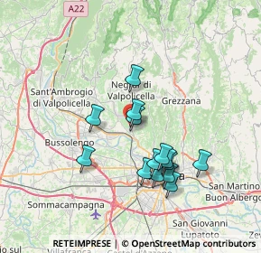 Mappa Via Casa Zamboni, 37024 Arbizzano-Santa Maria VR, Italia (6.28857)