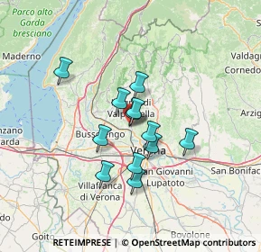 Mappa Via Casa Zamboni, 37024 Arbizzano-Santa Maria VR, Italia (9.82)