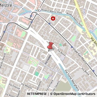 Mappa Via Mestrina (Mestre),  123, 30172 Venezia, Venezia (Veneto)