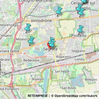 Mappa Via XXV Aprile, 20054 Segrate MI, Italia (3.50118)
