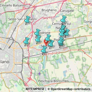 Mappa Via XXV Aprile, 20054 Segrate MI, Italia (2.94067)