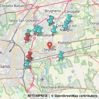 Mappa Via XXV Aprile, 20054 Segrate MI, Italia (4.00846)