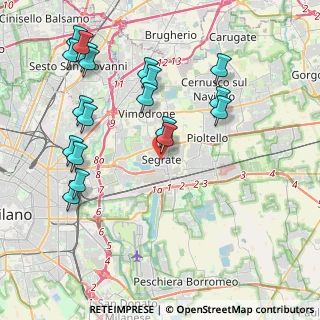 Mappa Via XXV Aprile, 20054 Segrate MI, Italia (4.52526)