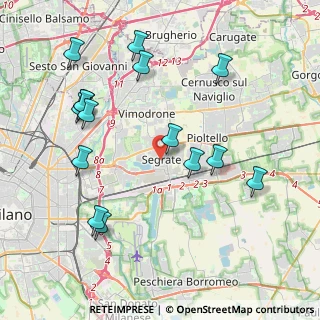 Mappa Via XXV Aprile, 20054 Segrate MI, Italia (4.45467)