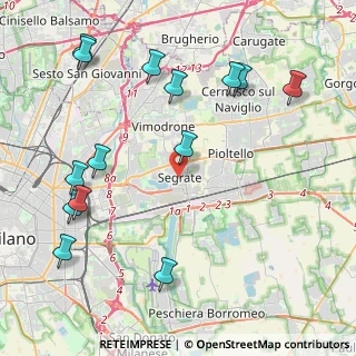 Mappa Via XXV Aprile, 20054 Segrate MI, Italia (5.12571)